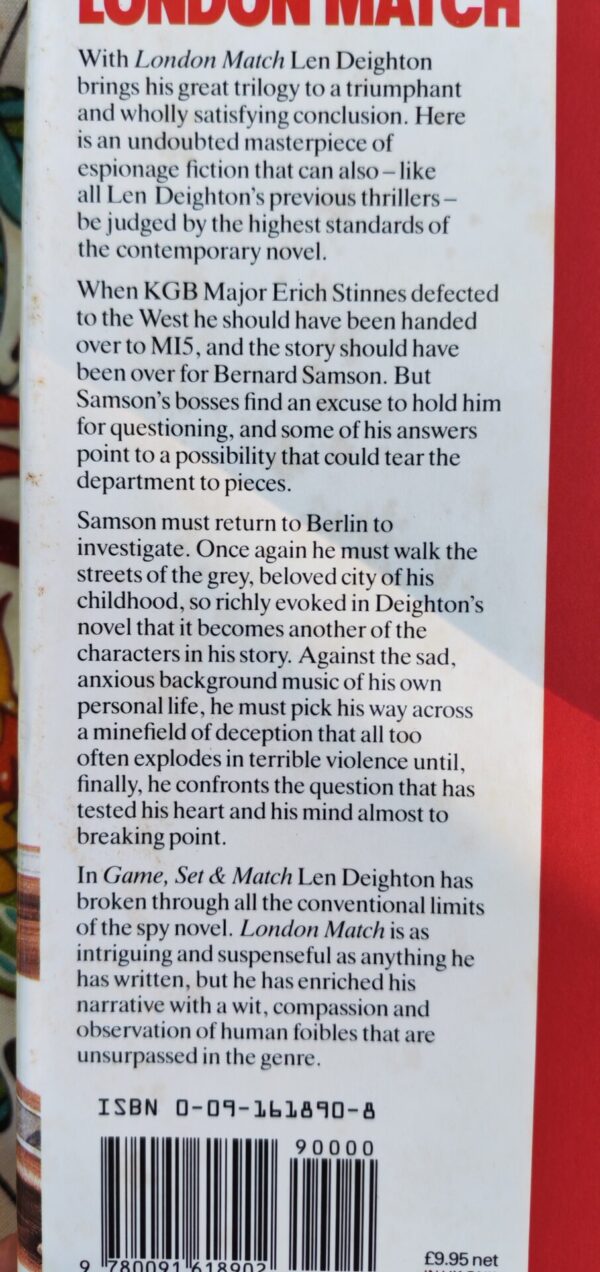 London Match – Len Deighton secondhand book