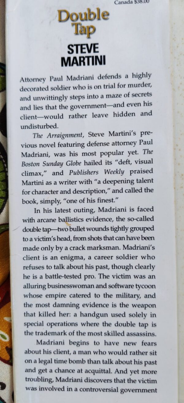 Double Tap – Steve Martini secondhand book