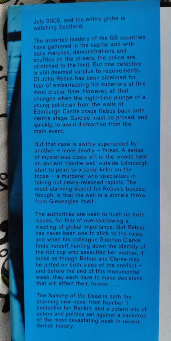 The Naming Of The Dead – Ian Rankin secondhand book