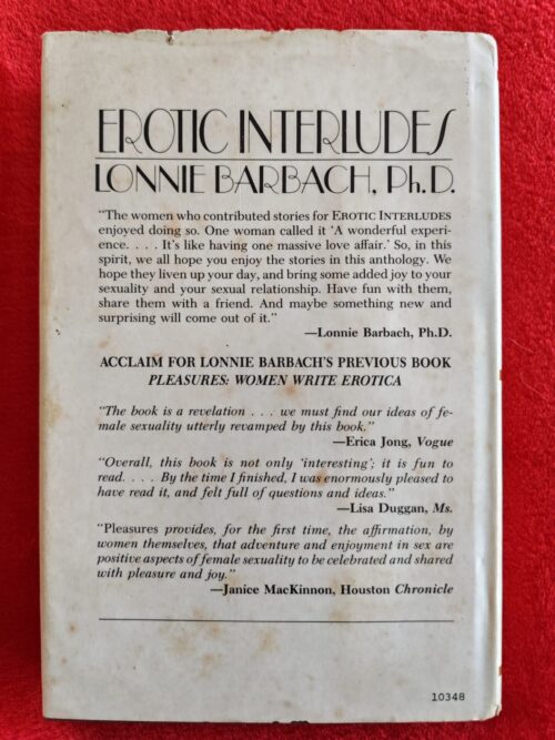 Erotic Interludes: Takes Told By Women – Lonnie Barbach secondhand book