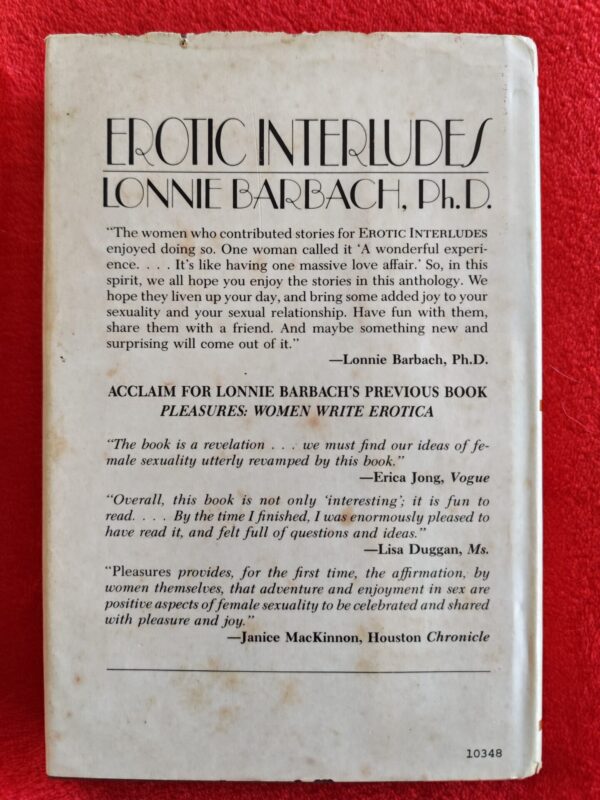 Erotic Interludes: Takes Told By Women – Lonnie Barbach secondhand book