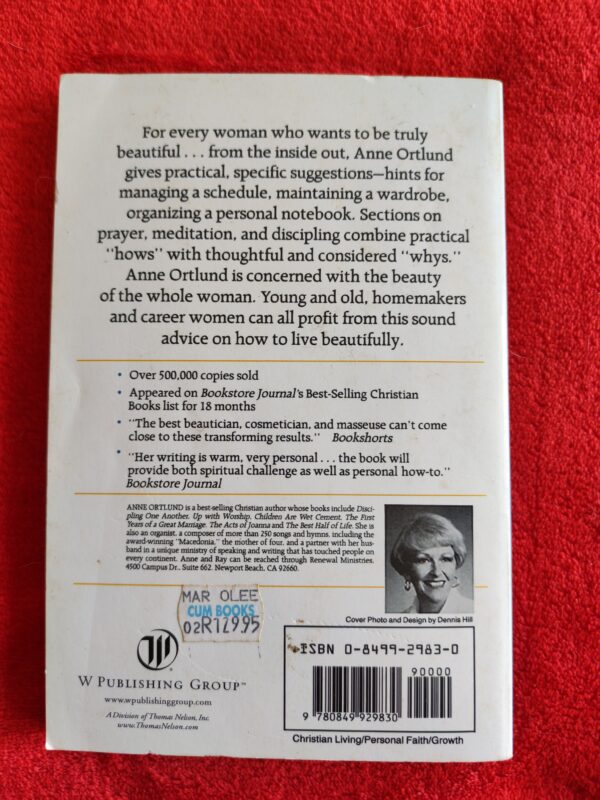 Disciplines Of The Beautiful Woman – Anne Ortlund secondhand book