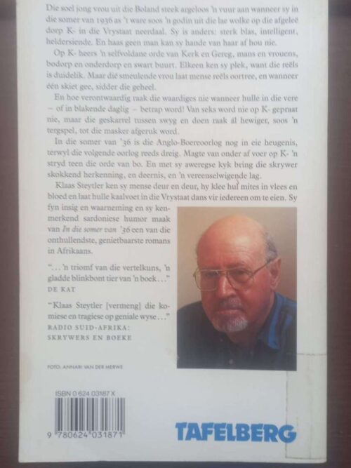 In Die Somer Van ’36 — Klaas Steytler secondhand book