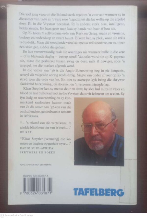 In Die Somer Van ’36 — Klaas Steytler secondhand book