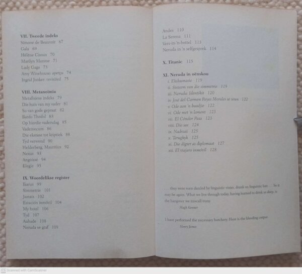 Indeks — Joan Hambidge secondhand book