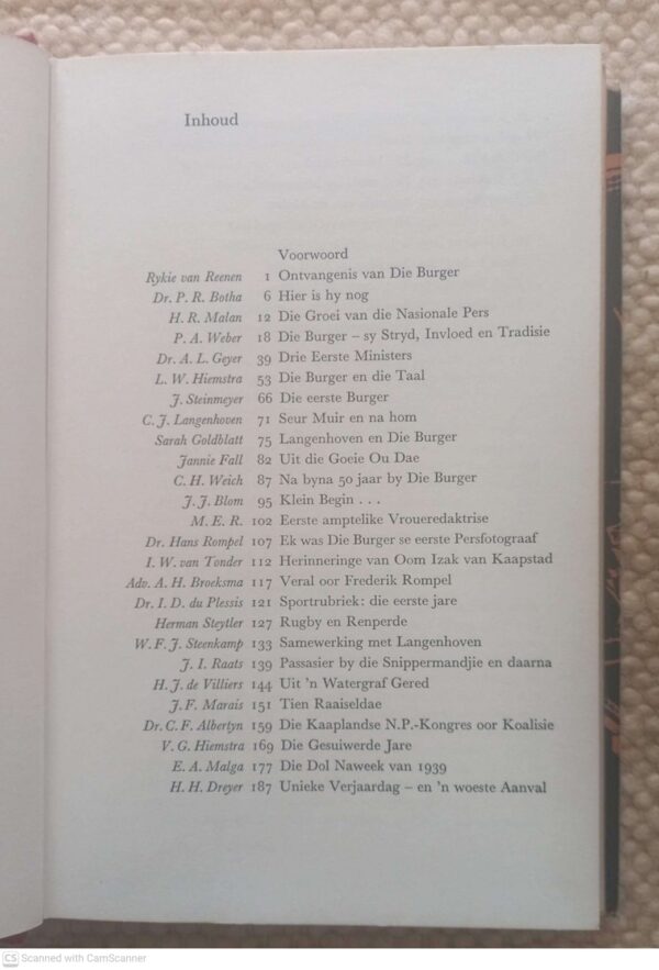 Keeromstraat 30 — J. P. Scannell secondhand book