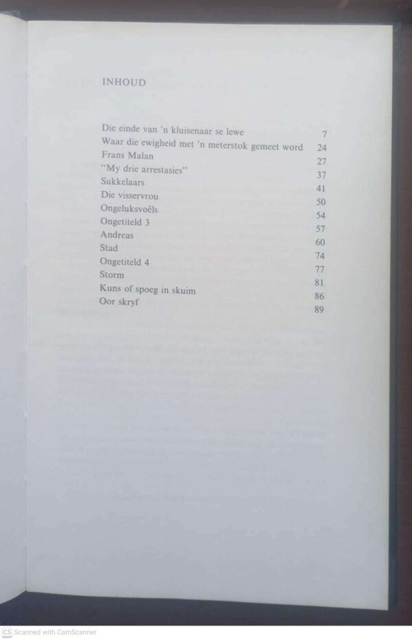 Die Einde Van ‘n Kluisenaar Se Lewe — M. C. Botha secondhand book