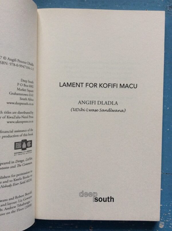 Lament for Kofifi Macu – Angifi Dladla secondhand book