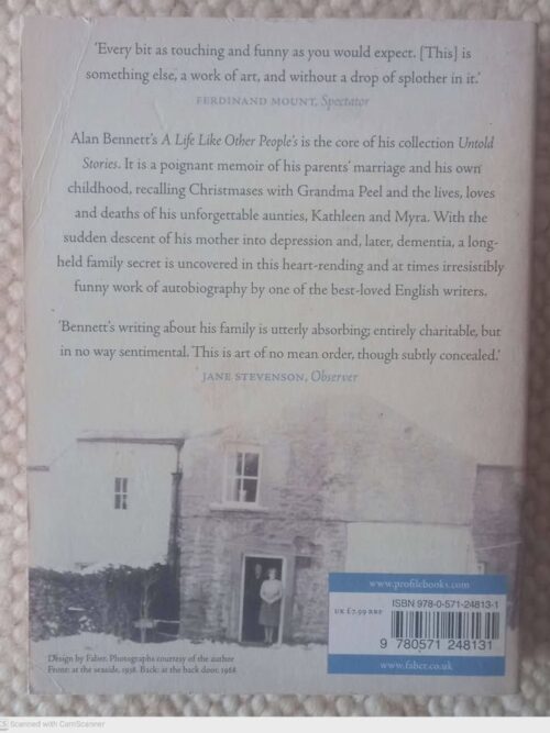 A Life Like Other People’s — Alan Bennett secondhand book