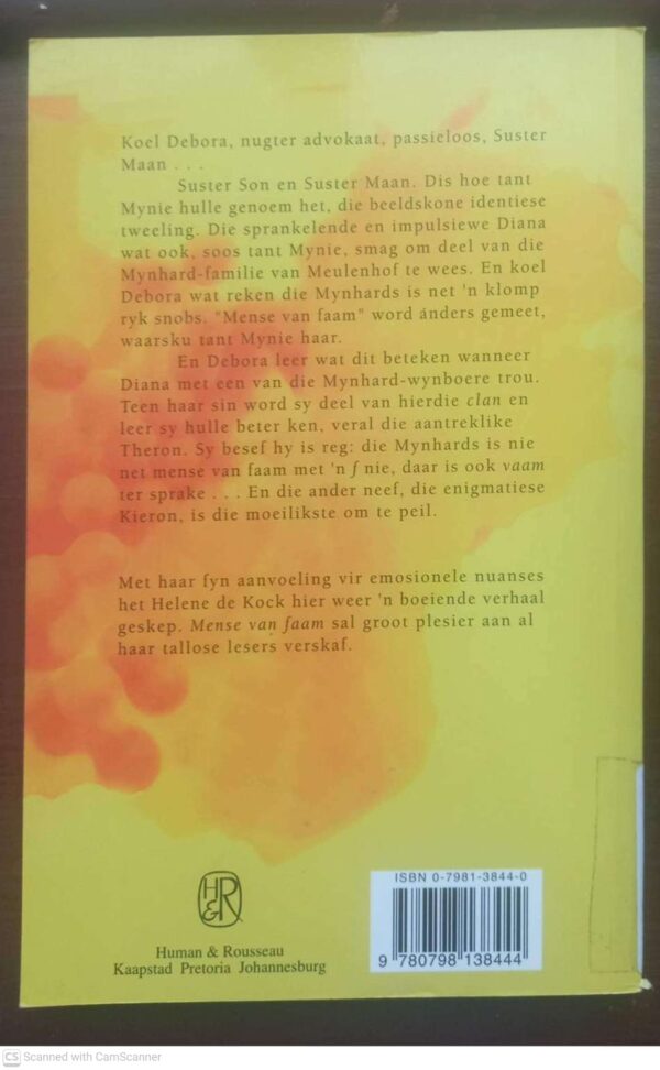 Mense Van Faam — Helene De Kock secondhand book