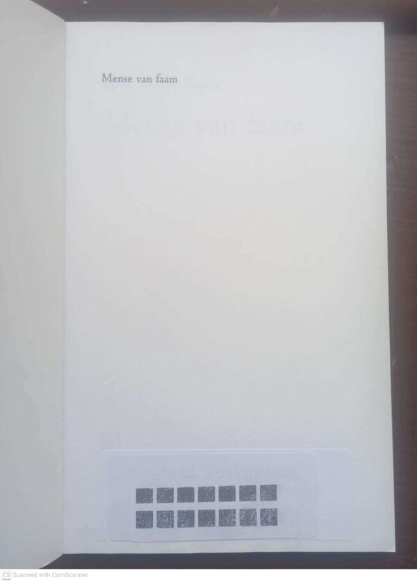 Mense Van Faam — Helene De Kock secondhand book