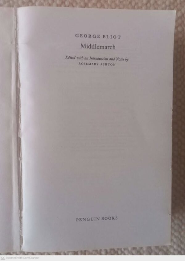 Middlemarch — George Eliot secondhand book