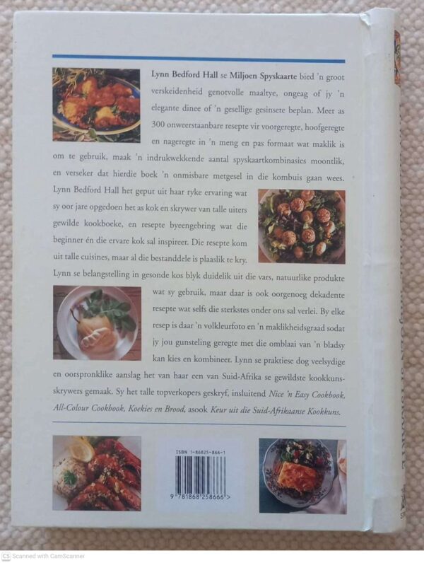 Miljoen Spyskaarte2 Miljoen Spyskaarte — Lynn Bedford Hall secondhand book