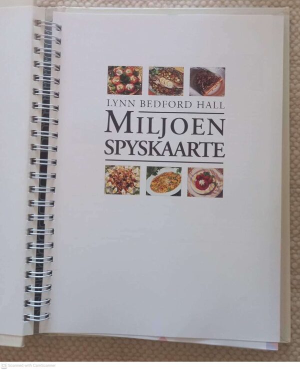 Miljoen Spyskaarte3 Miljoen Spyskaarte — Lynn Bedford Hall secondhand book