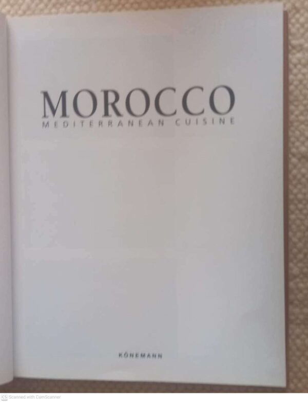 Morocco4 Morocco: Mediterranean Cuisine secondhand book