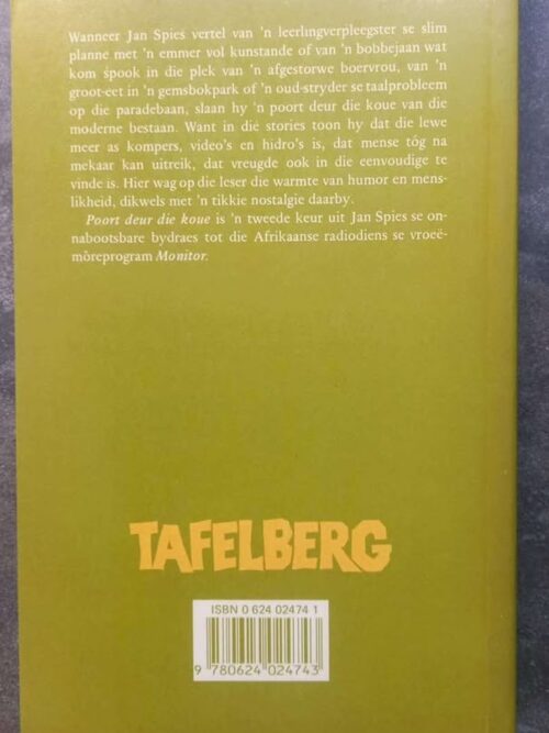Poort Deur Die Koue (Vertellings 2) — Jan Spies secondhand book