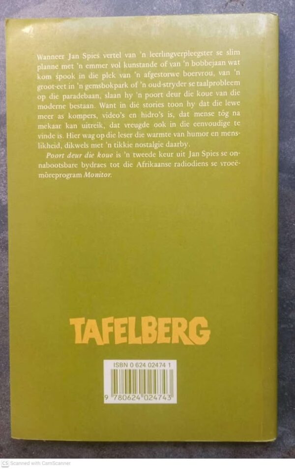 Poort Deur Die Koue (Vertellings 2) — Jan Spies secondhand book