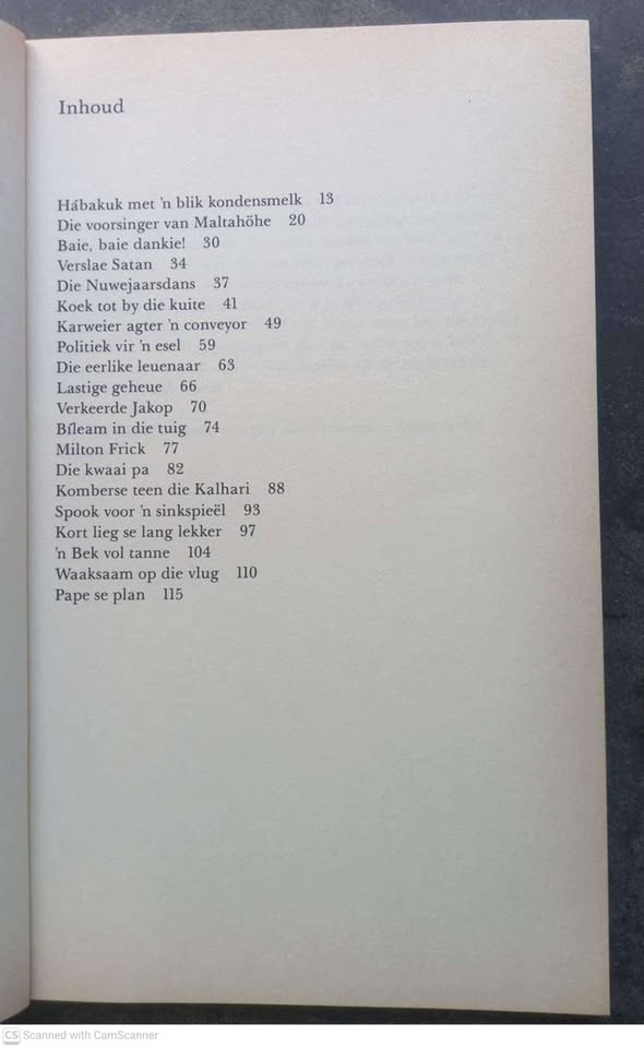 Profeet Met Kondensmelk (Vertellings 3) — Jan Spies secondhand book