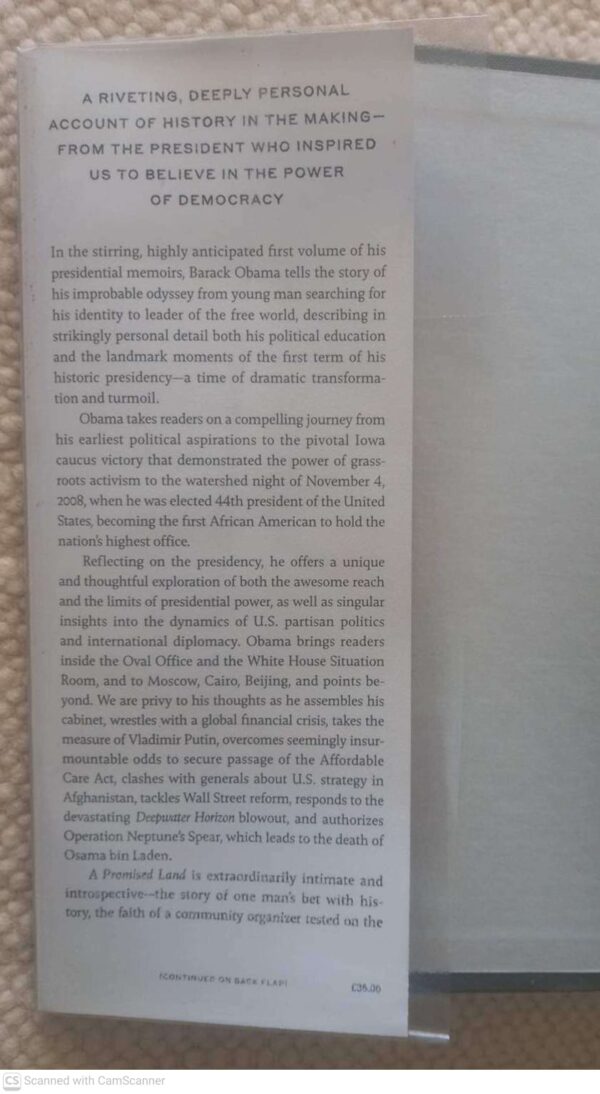 A Promised Land — Barack Obama secondhand book
