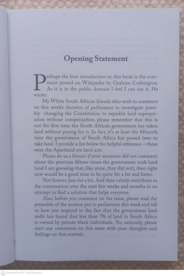 Racism, Land and Restitution6 Racism, Land And Restitution — John Hugo Fischer secondhand book