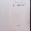 Rooigrond – Thomas Deacon secondhand book