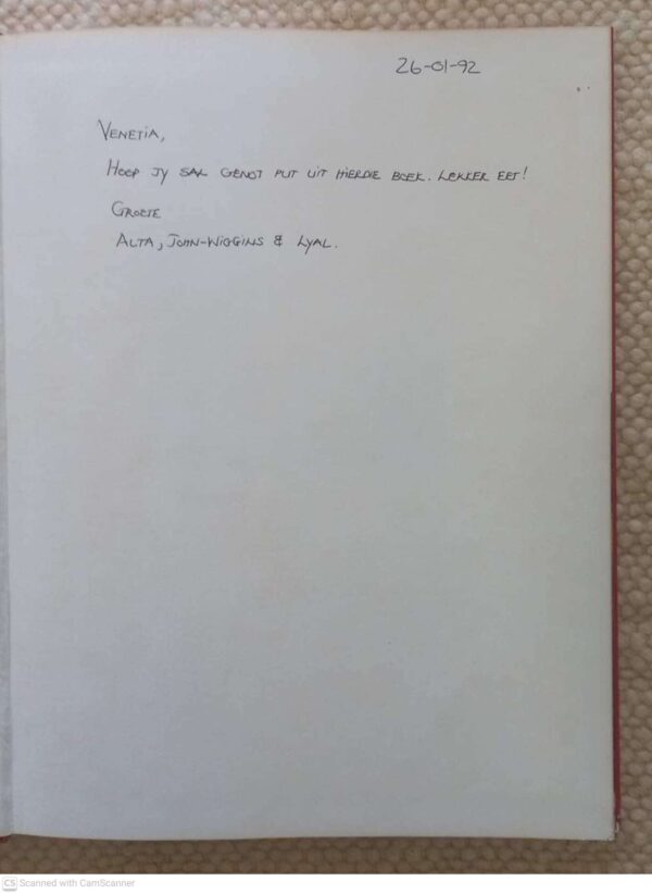 Seisoenkos Uit Suid-Afrika – Pat Kossuth secondhand book