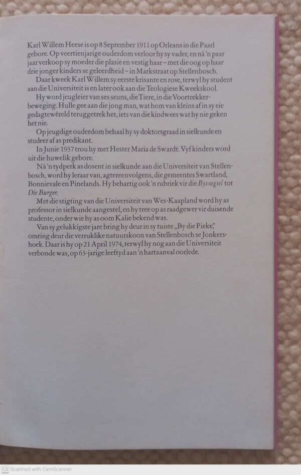 Sonder Jou — Hester Heese secondhand book