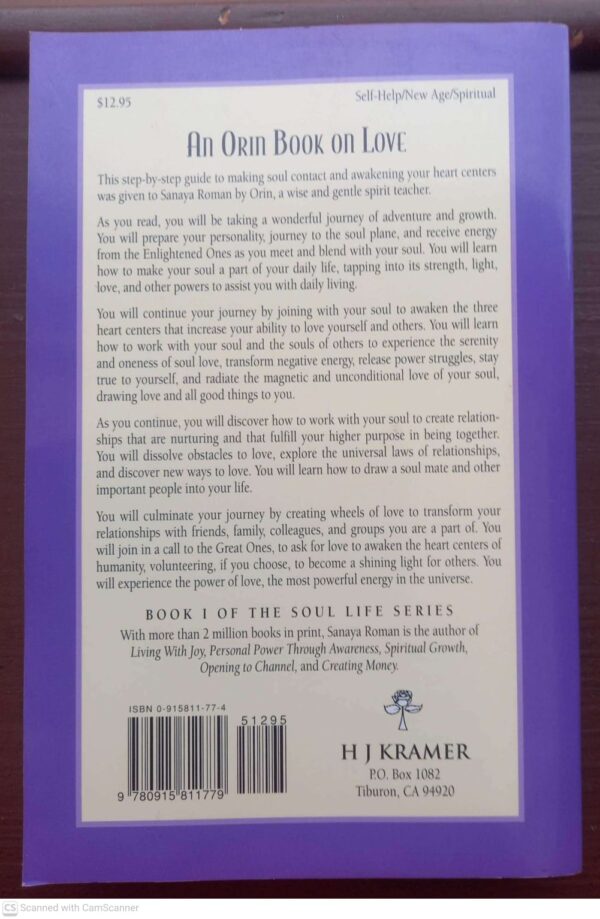 Soul Love: Awakening Your Heart Centers — Sanaya Roman secondhand book