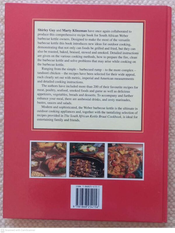 South African Kettle Braai Cookbook2 The South African Kettle Braai Cookbook — Shirley Guy, Marty Klinzman secondhand book
