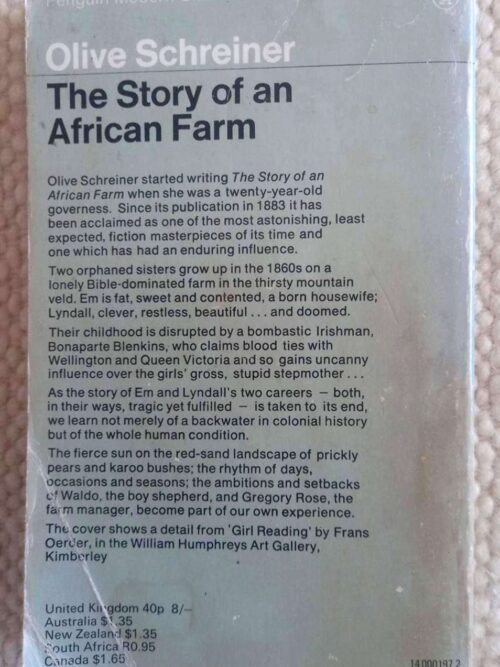 The Story Of An African Farm — Olive Schreiner secondhand book