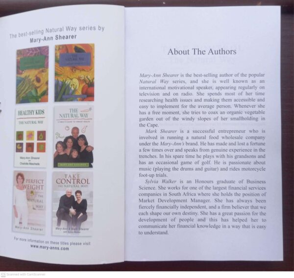 Take Control The Natural Way – Mary-Ann & Mark Shearer secondhand book