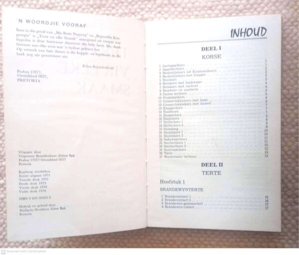 Terte vir elke smaak4 Terte Vir Elke Smaak — Erina Bezuidenhout secondhand book