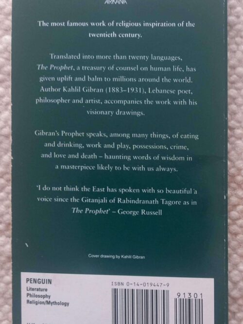 The Prophet — Kahlil Gibran secondhand book