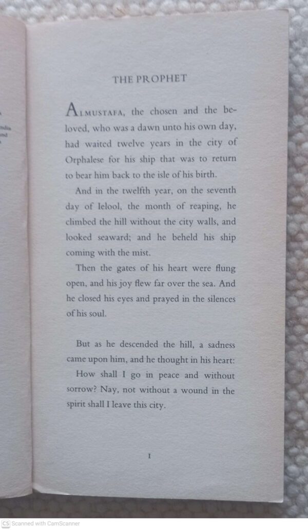 The Prophet — Kahlil Gibran secondhand book