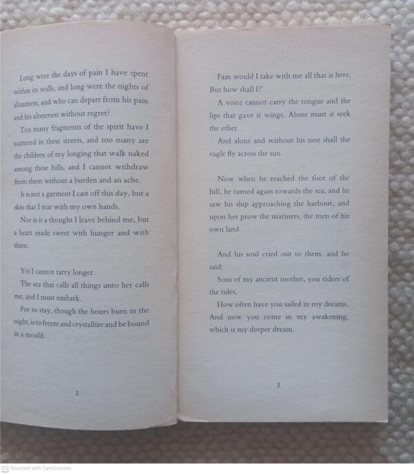 The Prophet — Kahlil Gibran secondhand book