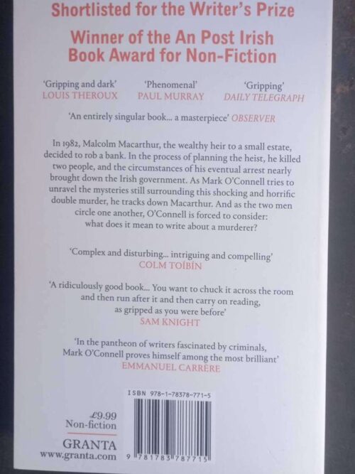 Thread Of Violence — Mark O’Connell secondhand book