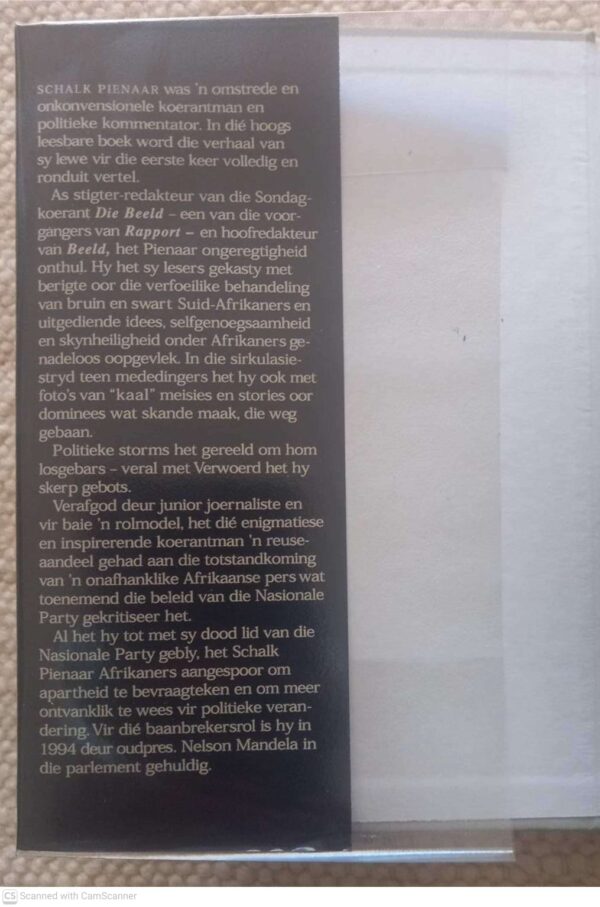 Voorloper3 Voorloper: Die Lewe Van Schalk Pienaar — Alex Mouton secondhand book