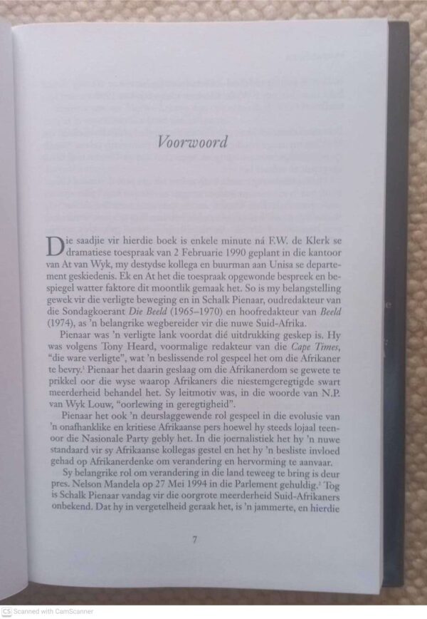 Voorloper6 Voorloper: Die Lewe Van Schalk Pienaar — Alex Mouton secondhand book