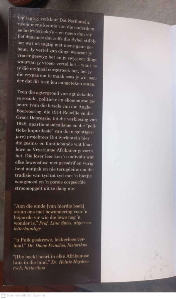 Vrypas — Dot Serfontein secondhand book