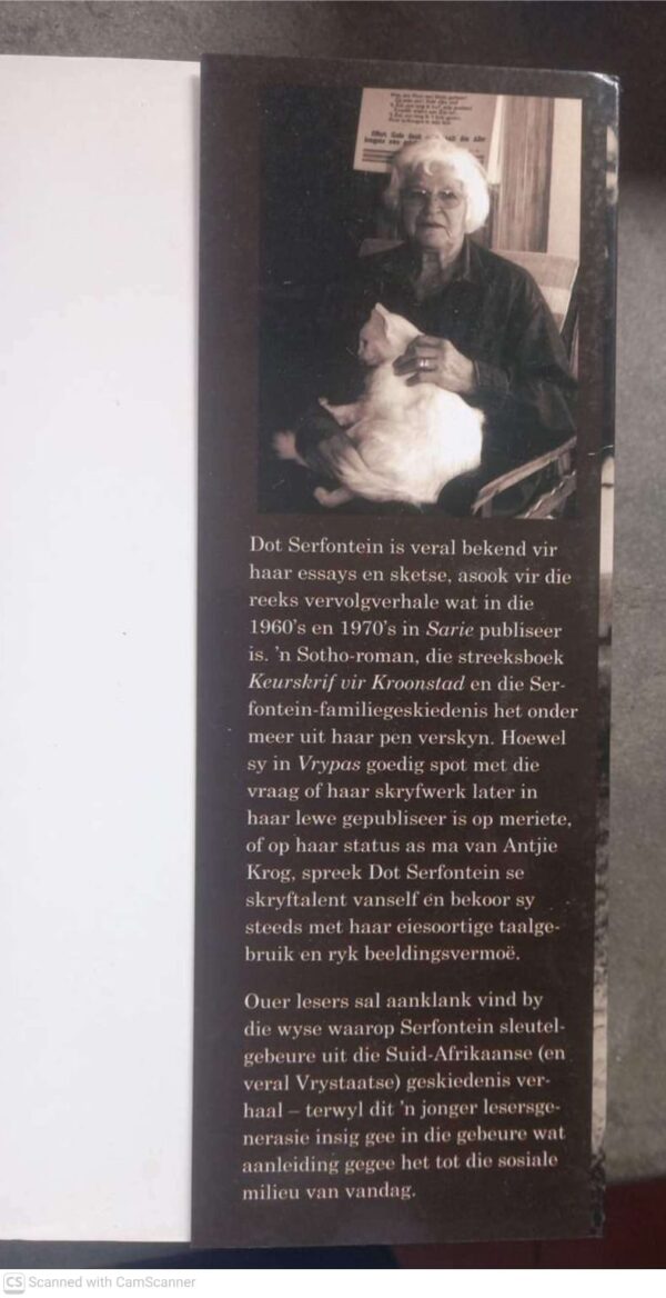 Vrypas — Dot Serfontein secondhand book