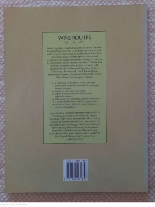 Wine Routes Of The Cape — Dave Hughes secondhand book