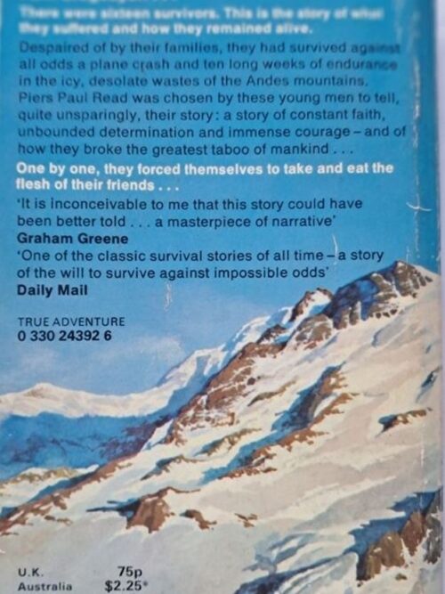 Alive – Piers Paul Read secondhand book