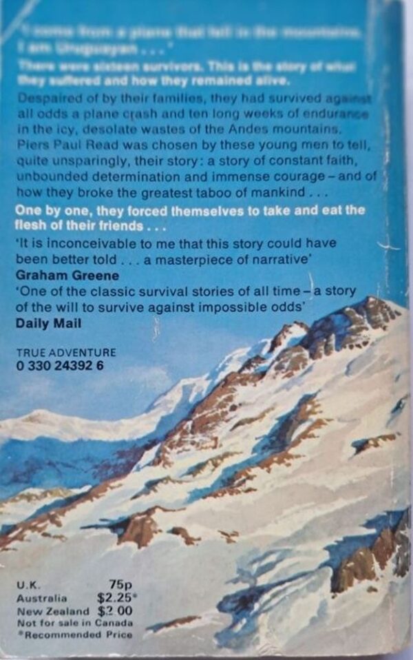 Alive – Piers Paul Read secondhand book