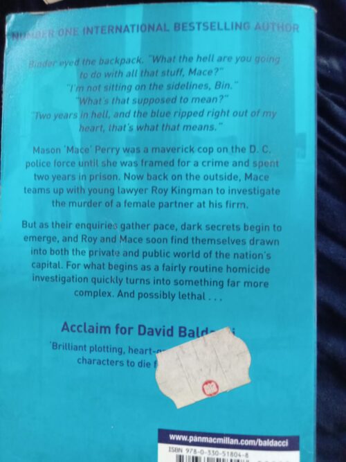 True Blue – David Baldacci secondhand book