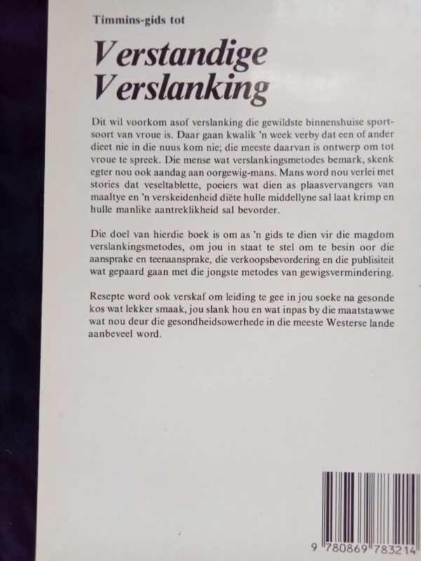Timmins Gids Tot Verstandige Verslanking – Rosemary Stanton secondhand book