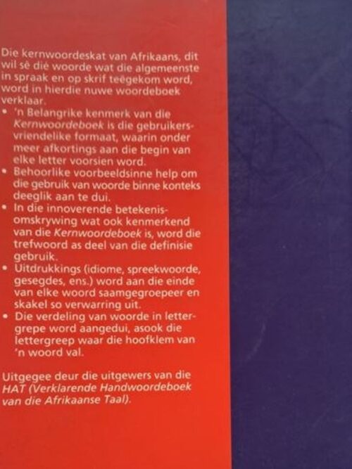 Kernwoordeboek – F.F. Odendal secondhand book