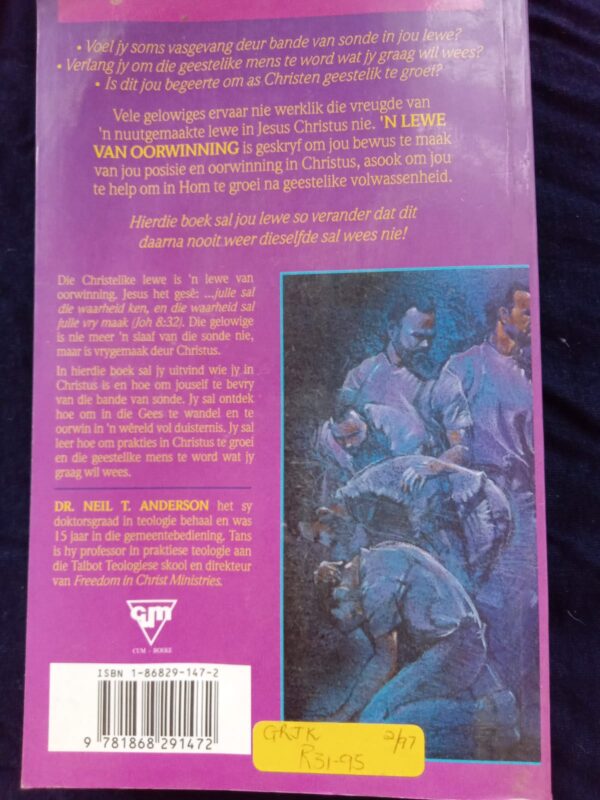 ‘n Lewe Van Oorwinning – Neil T Anderson secondhand book