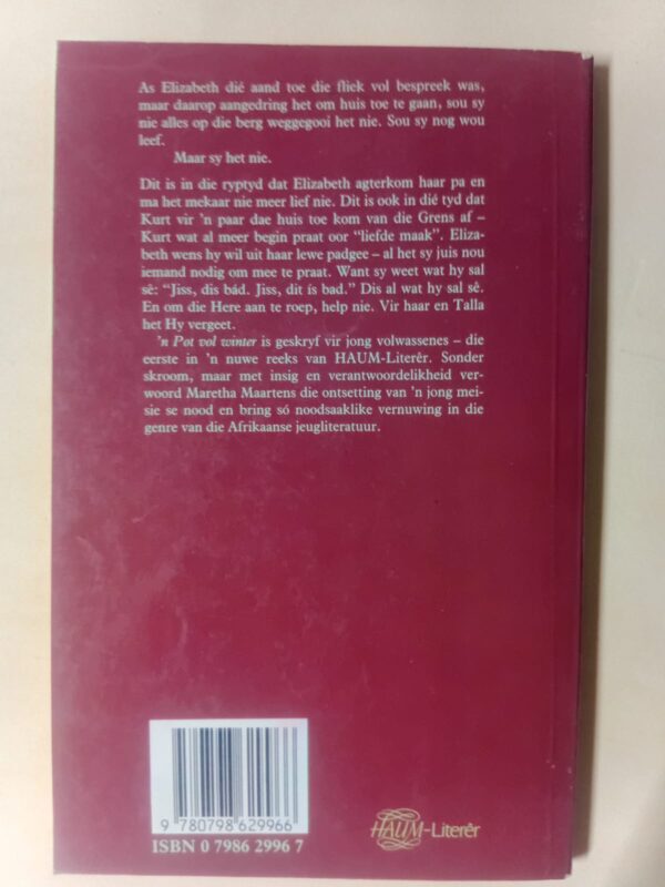 'n Pot Vol Winter - Maretha Maartens (3) ‘n Pot Vol Winter – Maretha Maartens secondhand book