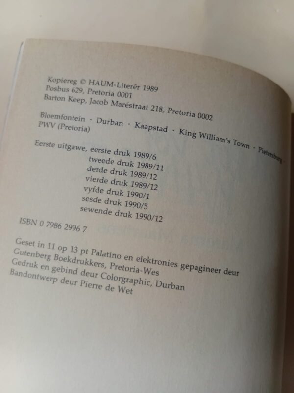'n Pot Vol Winter - Maretha Maartens (6) ‘n Pot Vol Winter – Maretha Maartens secondhand book