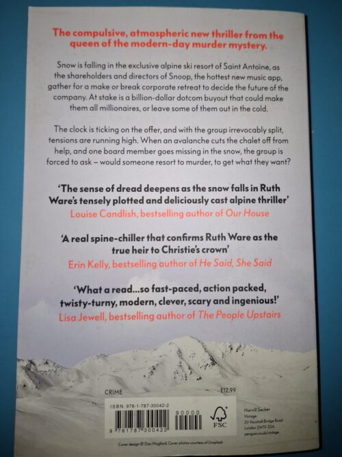 One By One – Ruth Ware secondhand book